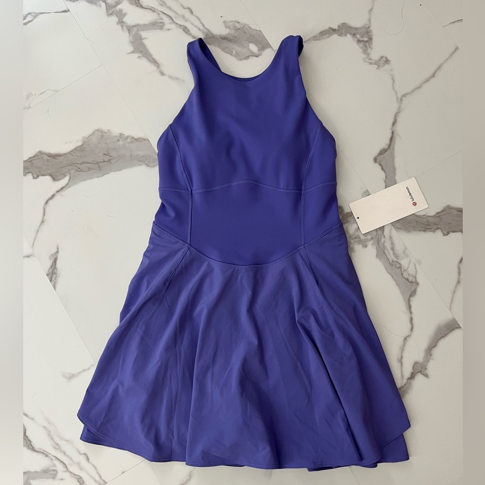 Lululemon court crush charged indigo dress